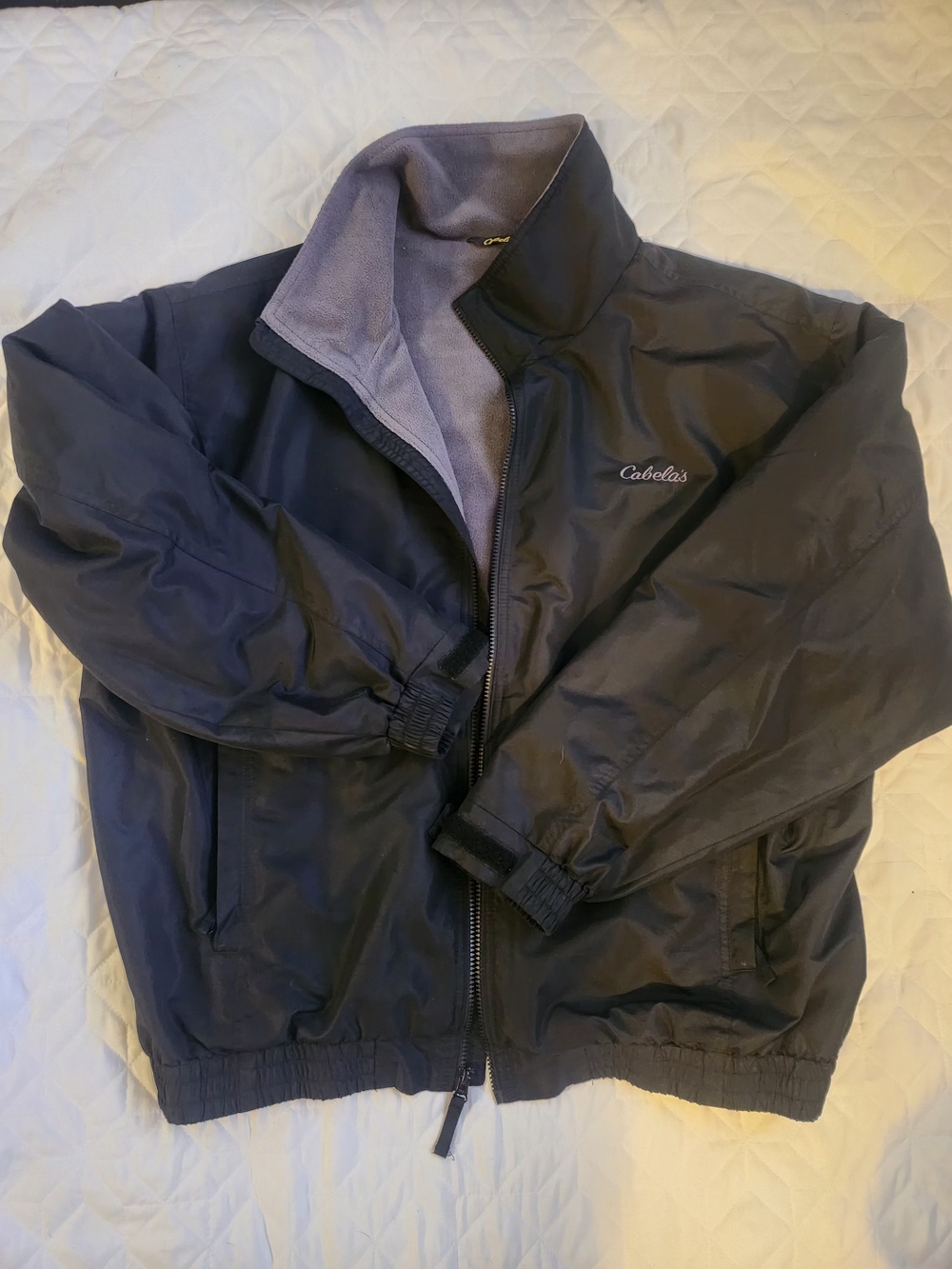 Cabela's Men's Black Full-Zip Jacket